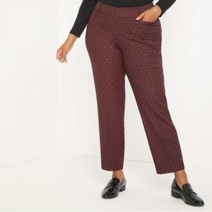 Eloquii Kate Fit Crepe Cropped Pants Size 26